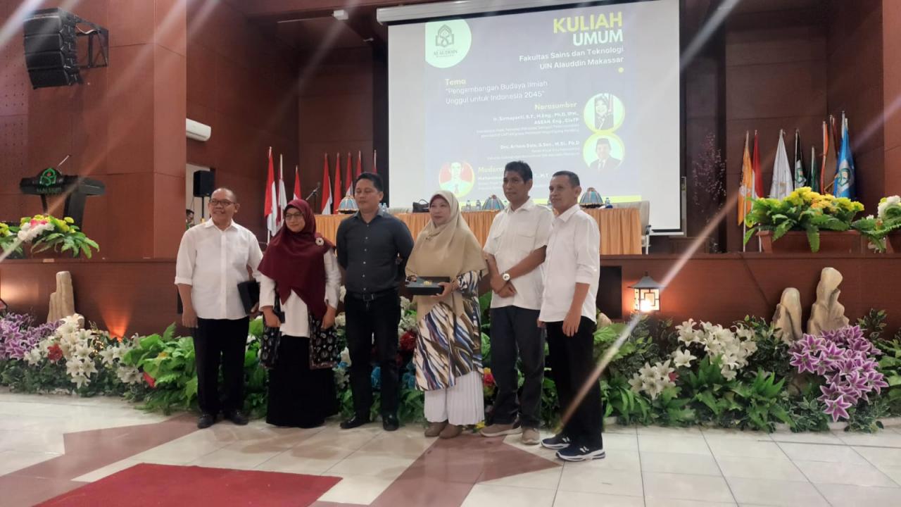 Gambar FST UIN Alauddin Bekali Mahasiswa Baru Pengembangan Budaya Ilmiah untuk Indonesia Emas 2045