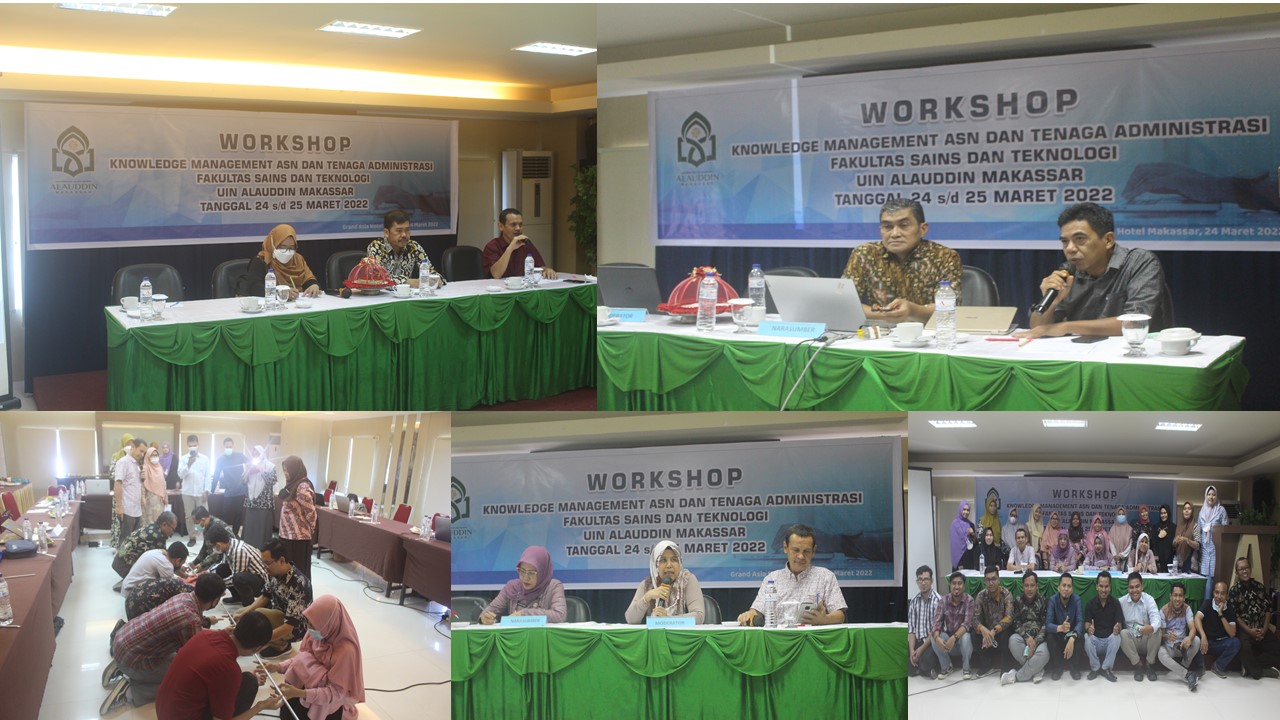 Gambar FST UIN Alauddin Workshop Knowledge Management ASN dan Tenaga Administrasi