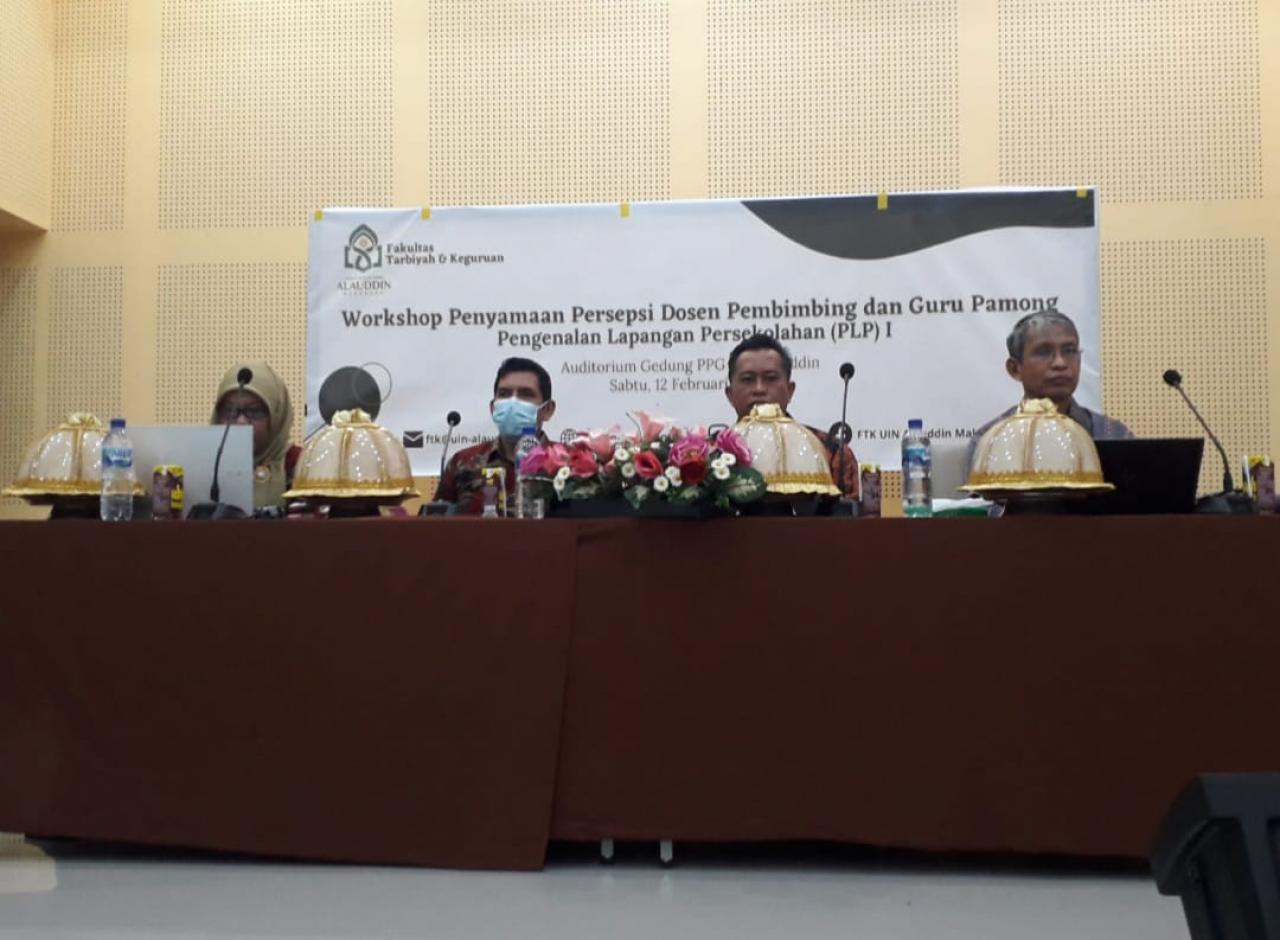Gambar FTK UIN Alauddin Gelar Penyamaan Persepsi Antar Dosen dan Guru Pamong Soal Pelaksanaan PLP l