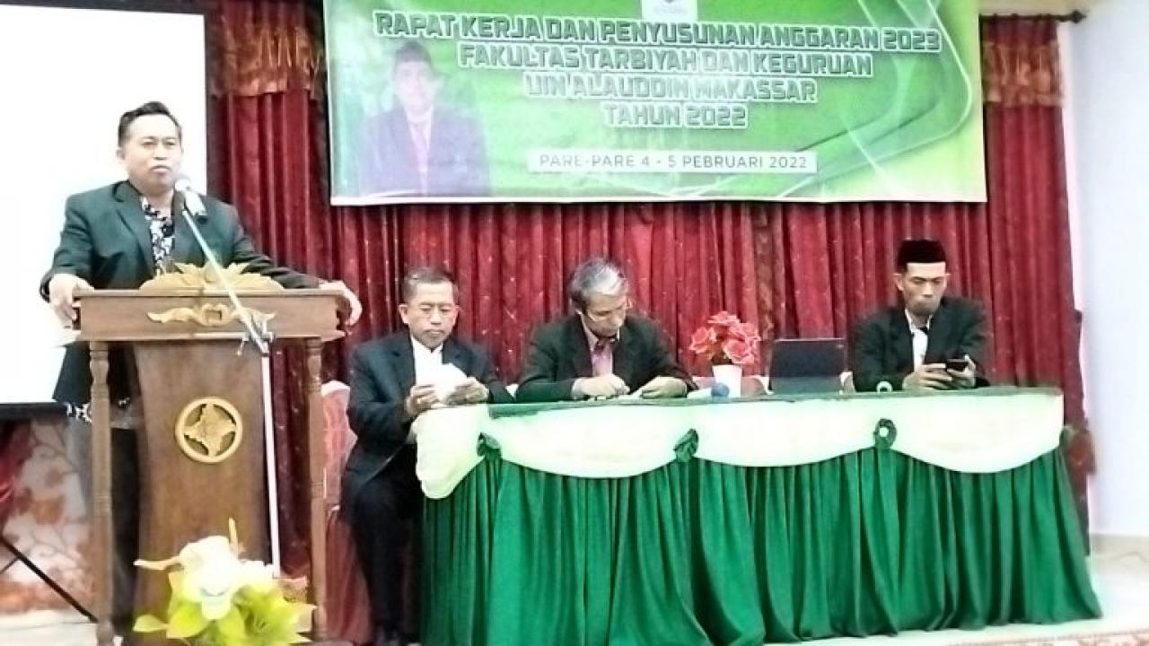 Gambar FTK UIN Alauddin Susun Program Kerja Tahun Anggaran 2023, Dekan: Harus Transparansi