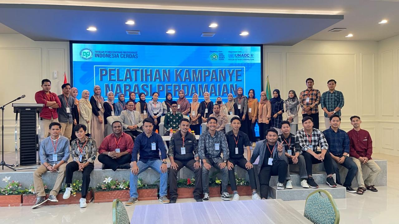 Gambar Gaungkan Perdamaian, Mahasiswa HI FUF Ikuti Pelatihan Kampanye Narasi Perdamaian YPMIC