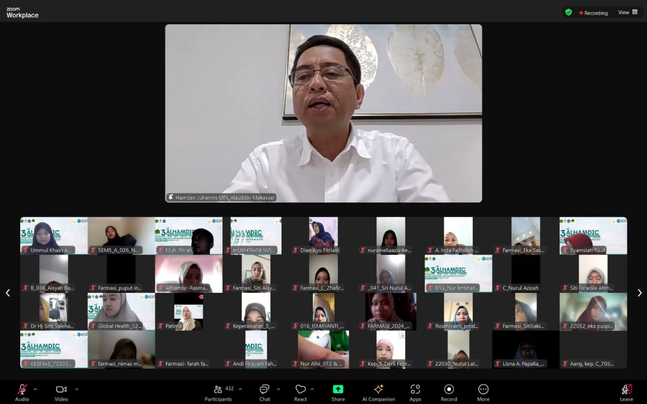 Gambar Gelar Alhamdic 2024, FKIK UIN Alauddin Makassar Hadirkan Pembicara Internasional