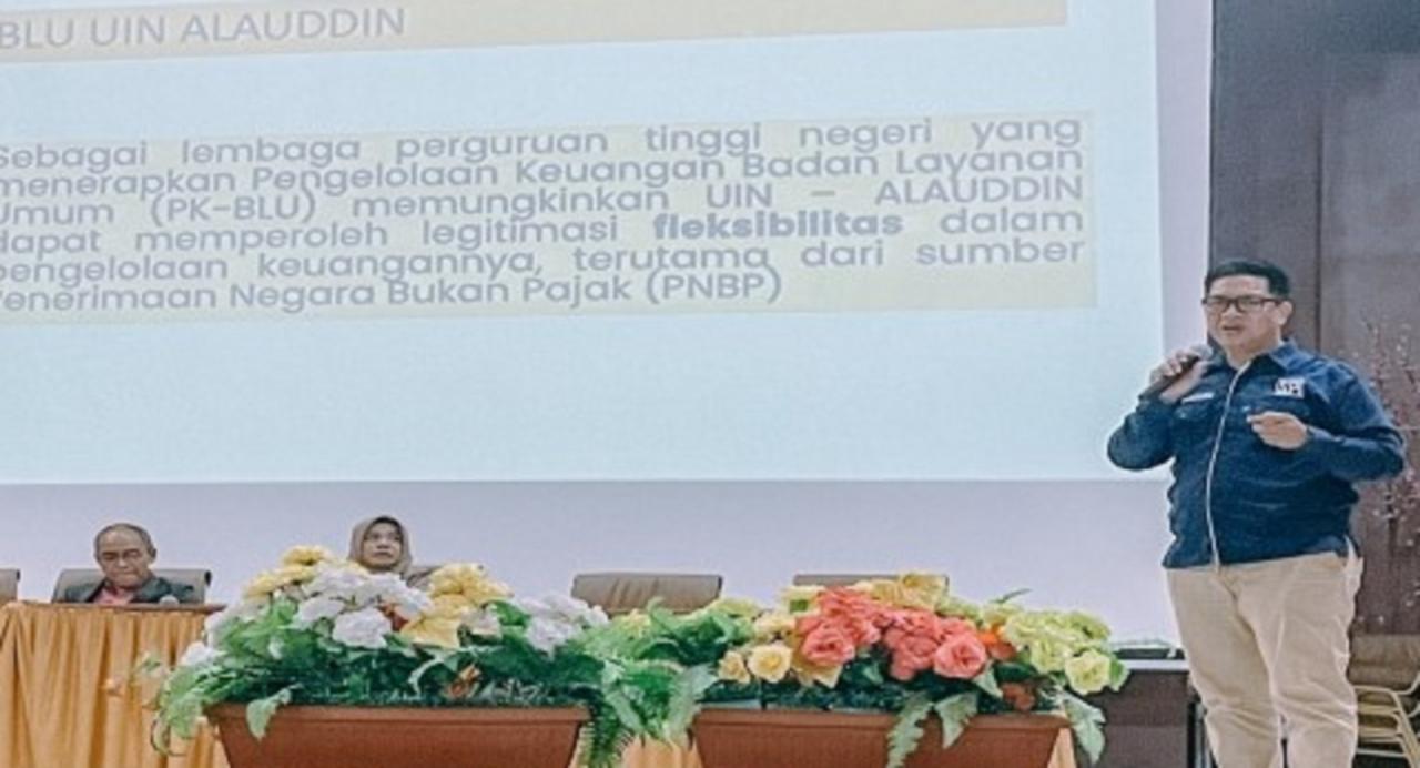 Gambar Gelar Kuliah Pakar, Prodi Akutansi Kaji Pengelolaan Keuangan BLU Menuju Good University Governance