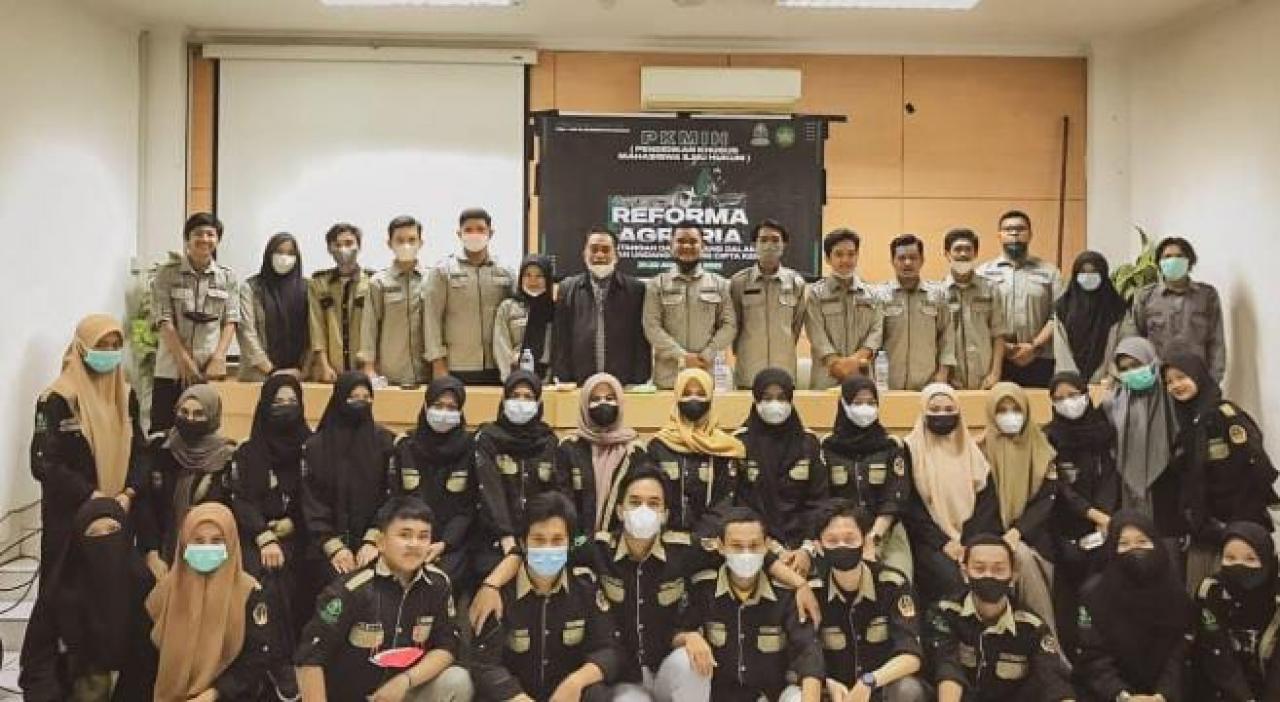 Gambar Gelar PKMIH, HMJ Ilmu Hukum UIN Alauddin Bahas Reforma Agraria
