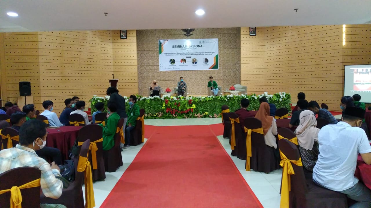 Gambar Gelar Seminar Nasional,  Dema U UIN Alauddin Bahas Peran Mahasiswa Cegah Radikalisme
