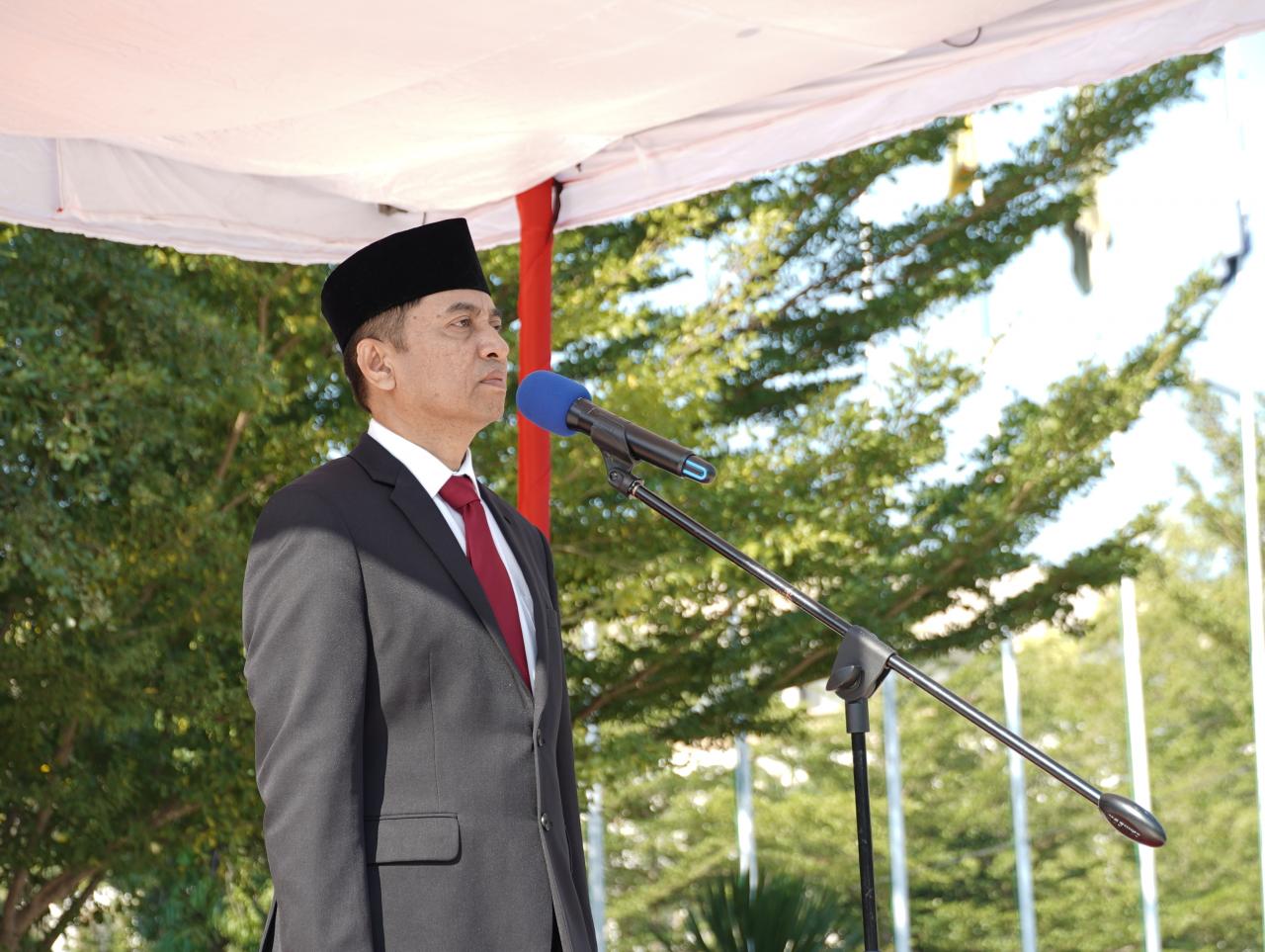Gambar Gelar Upacara HSP 95, Rektor UIN Alauddin Gelorakan Gotong Royong Menuju Indonesia Emas