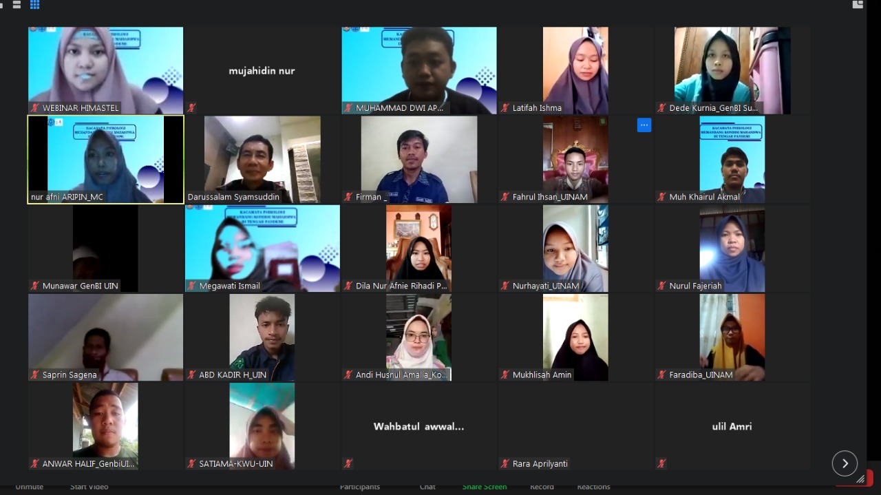 Gambar GenBI Gelar Webinar Bertajuk Kacamata Psikologi Memandang Kondisi Mahasiswa di Tengah Pandemi