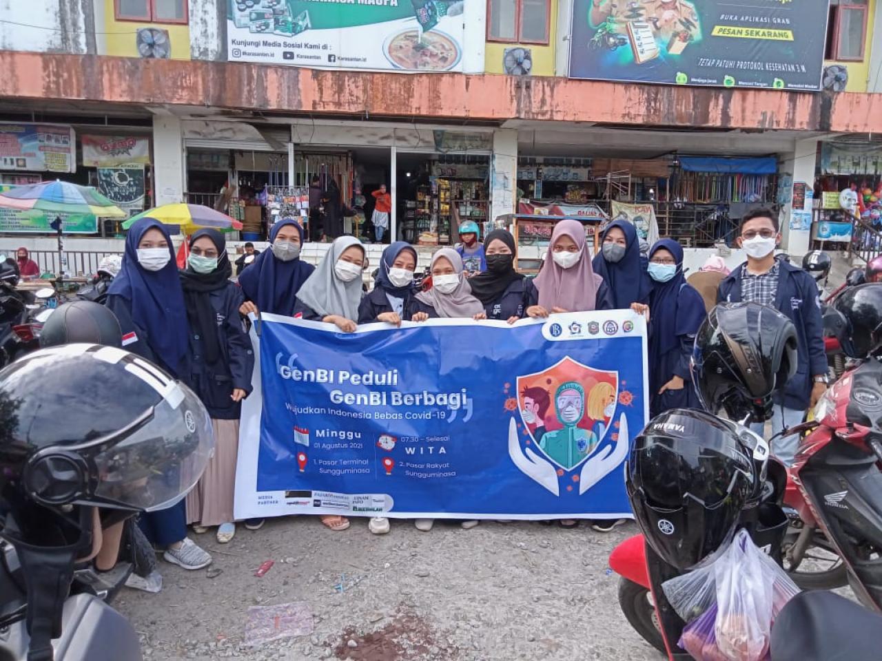 Gambar GenBi Komisariat UIN Alauddin Makassar Gelar Aksi Peduli dan Berbagi