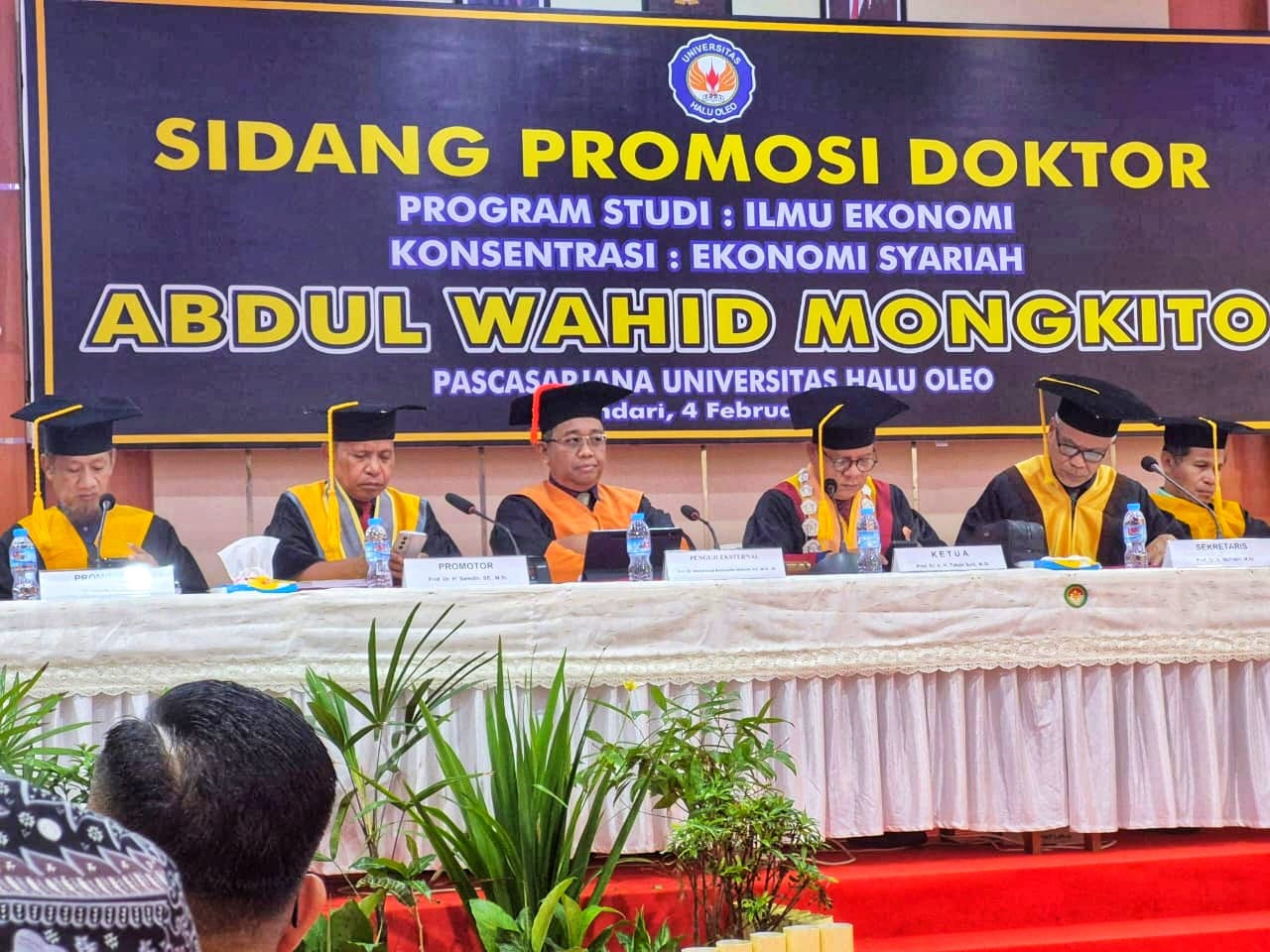 Gambar Guru Besar UIN Alauddin Jadi Penguji Eksternal Disertasi di Universitas Halu Oleo