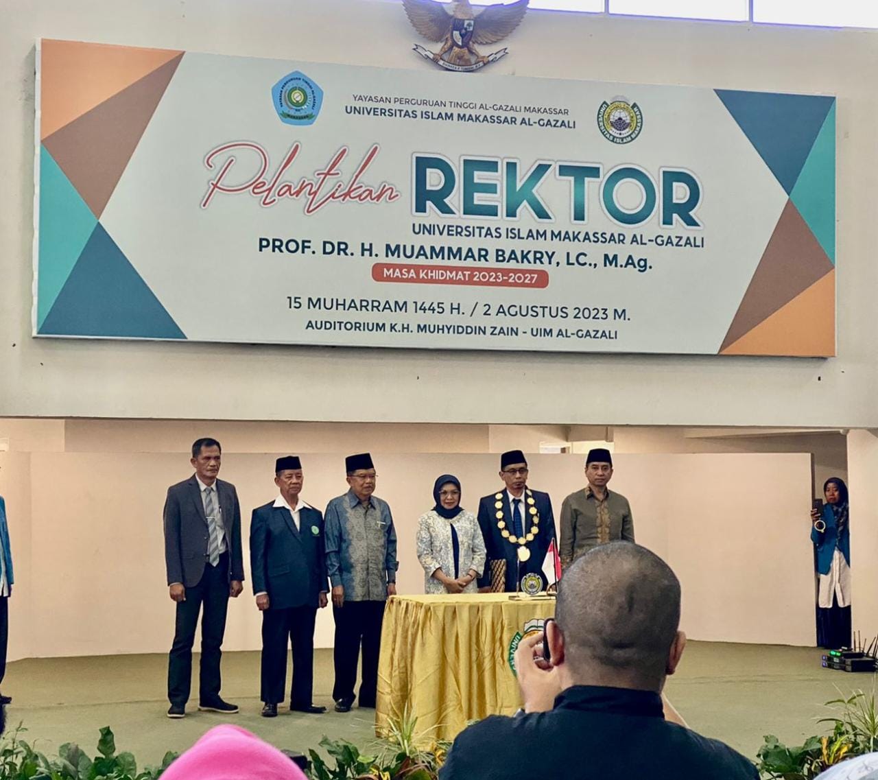 Gambar Guru Besar UIN Alauddin Makassar, Prof Muammar Dilantik Jadi Rektor UIM
