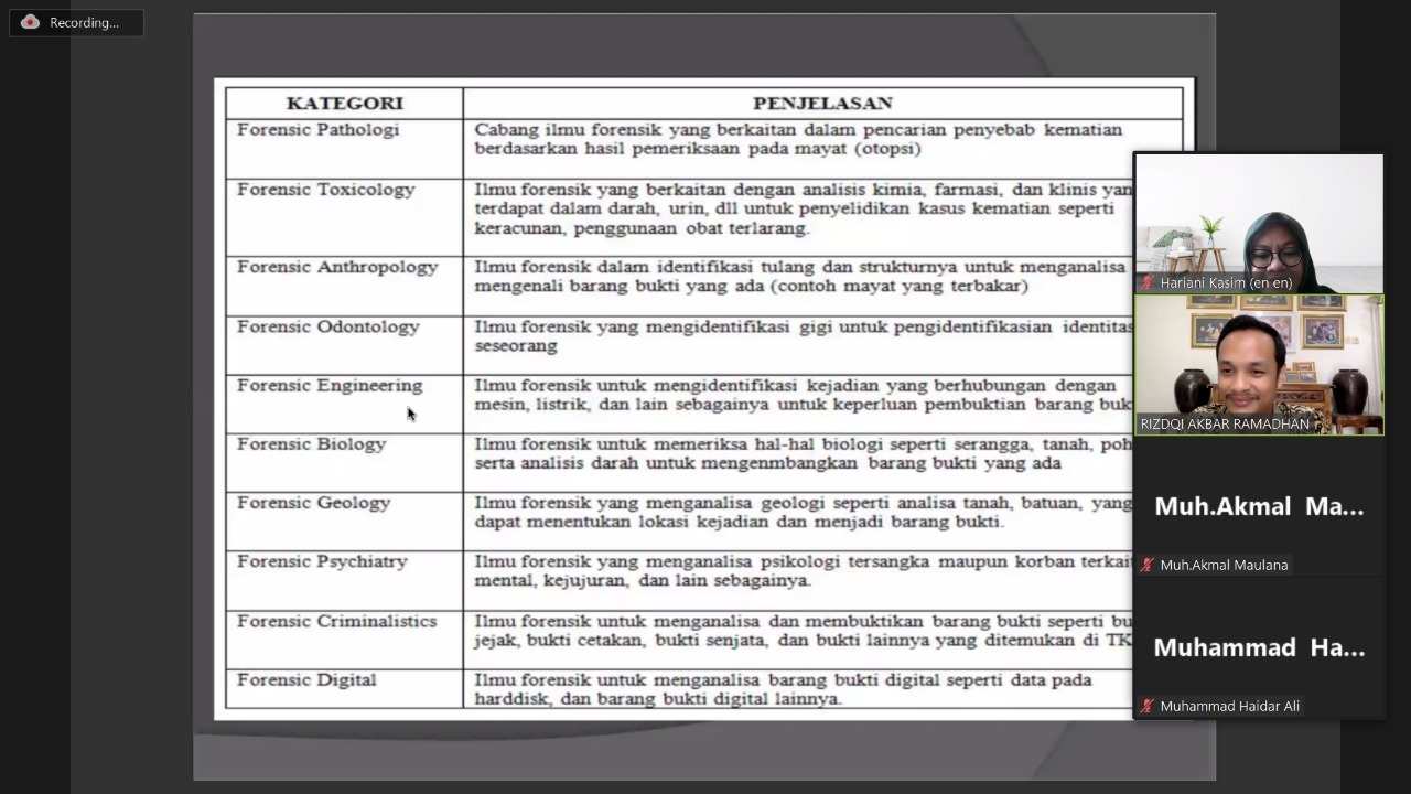 Gambar Hadirkan Praktisi Improvindo Consulting, Prodi TI FST Kaji Investigasi Digital Forensik