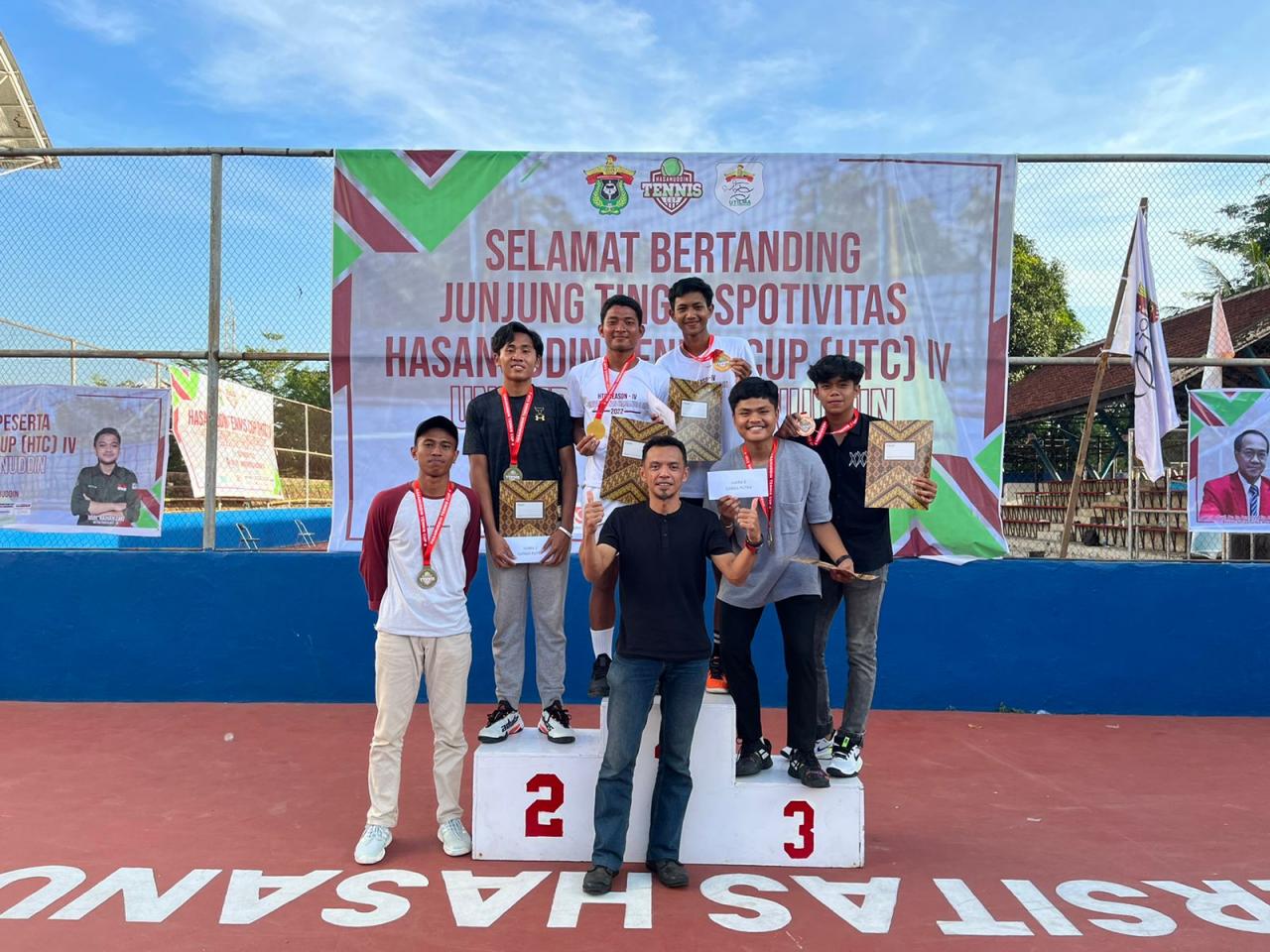 Gambar Hasanuddin Tennis Cup  Season 4 Berakhir, UIN Alauddin Makassar Raih Perak