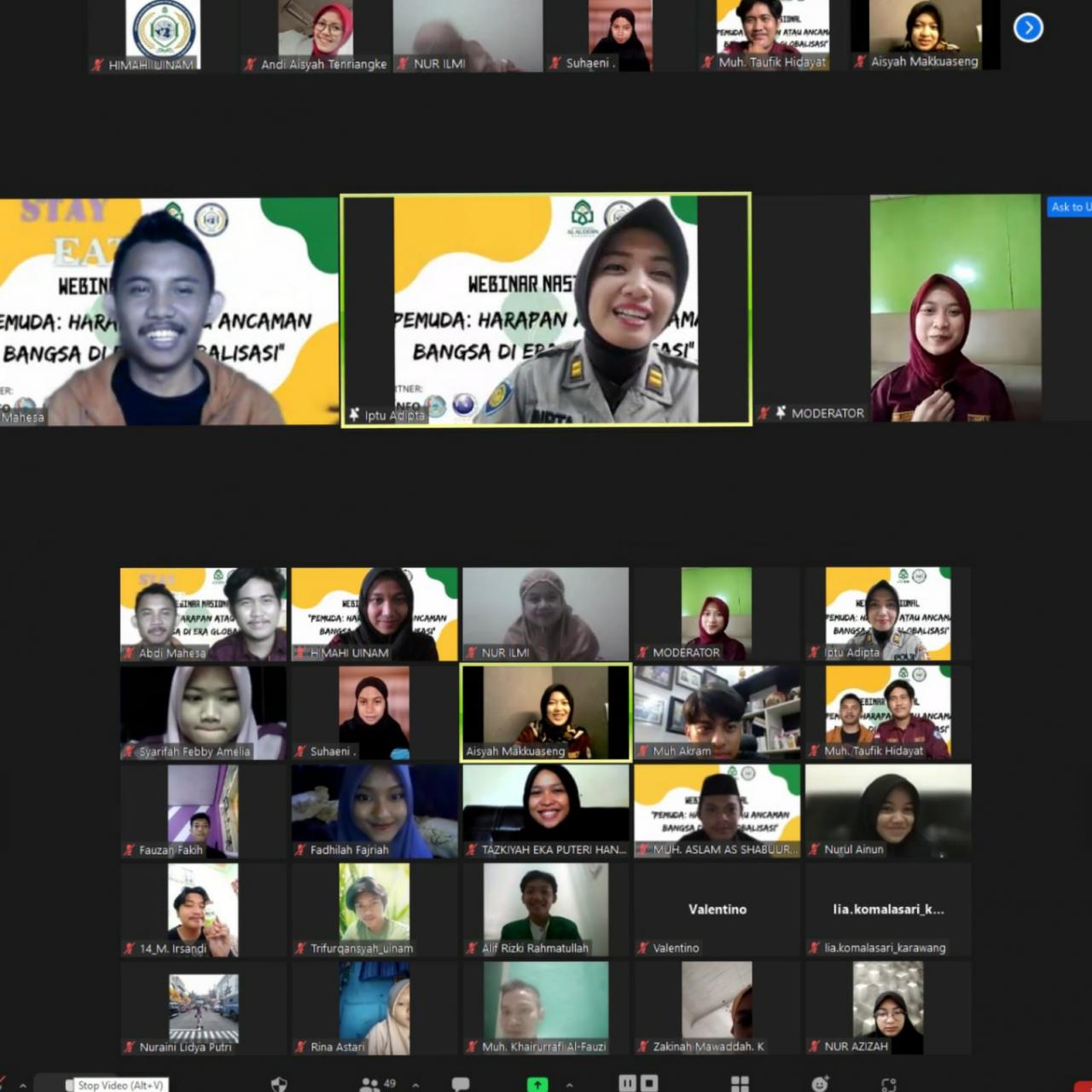 Gambar HIMAHI UIN Alauddin Peringati Hari Sumpah Pemuda Melalui Webinar Nasional