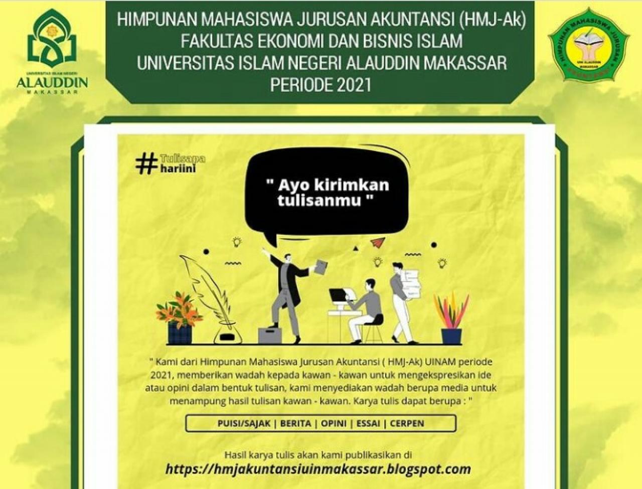 Gambar HMJ Akuntansi Tantang Mahasiswa Tuangkan Ide Lewat Tulisan