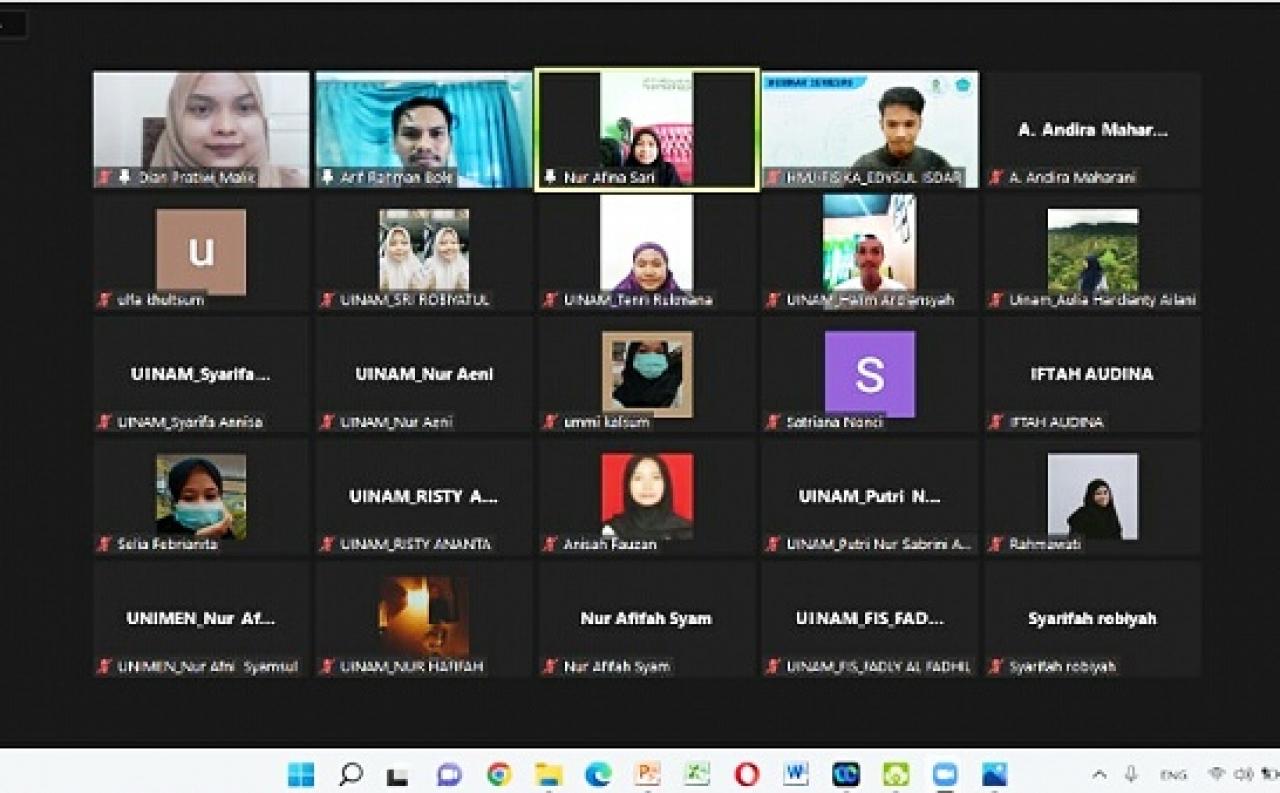 Gambar HMJ Fisika UIN Alauddin Gelar Webinar Series 3, Bahas Geofisika