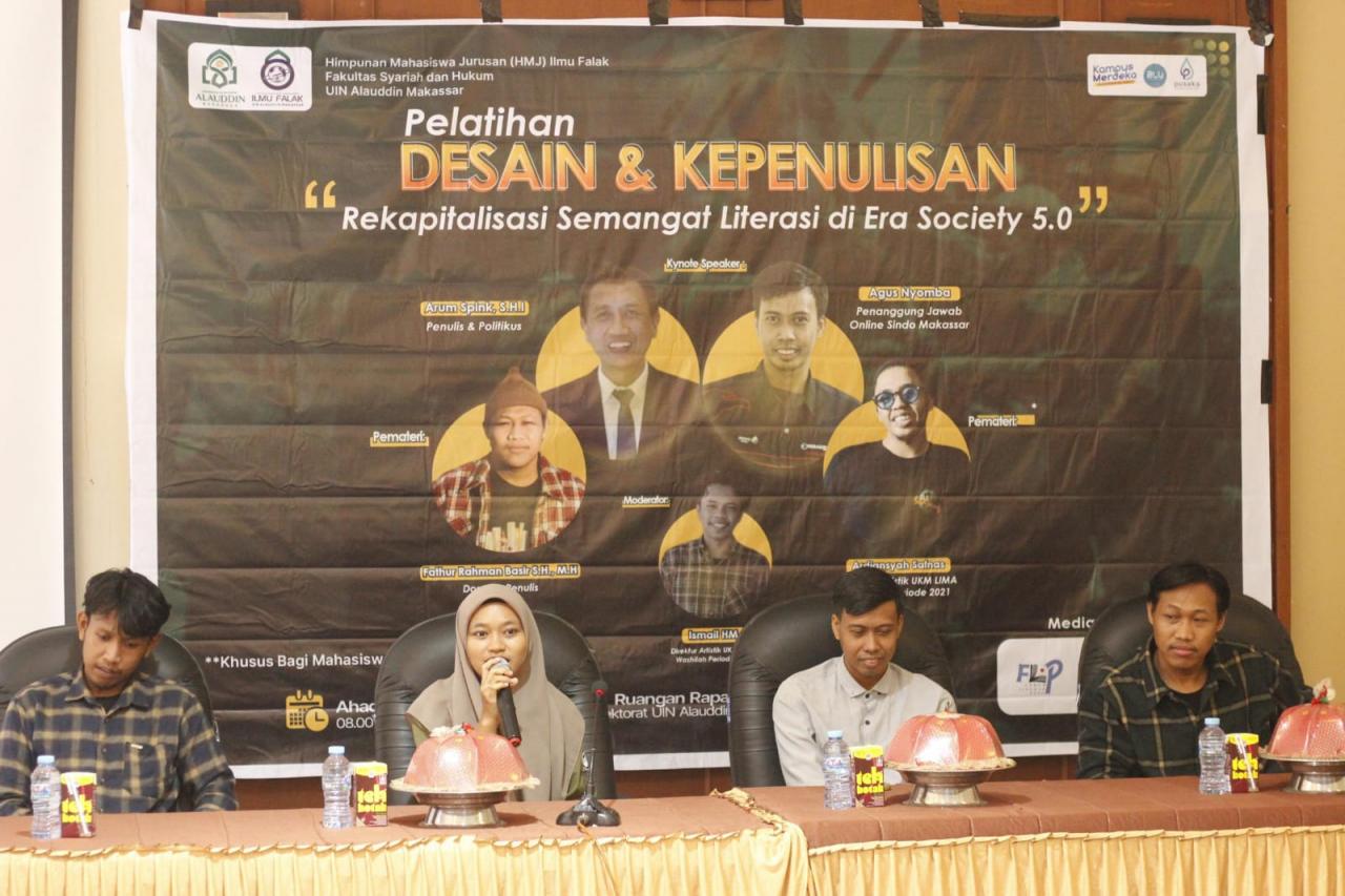 Gambar HMJ Ilmu Falak UIN Alauddin Revitalisasi Semangat Literasi Mahasiswa di Era Society 5.0