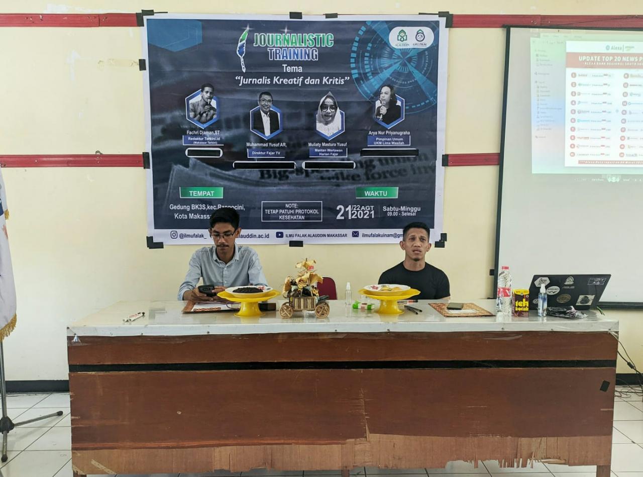 Gambar HMJ Ilmu Falak UIN Alauddin Sukses Gelar Pelatihan Jurnalistik