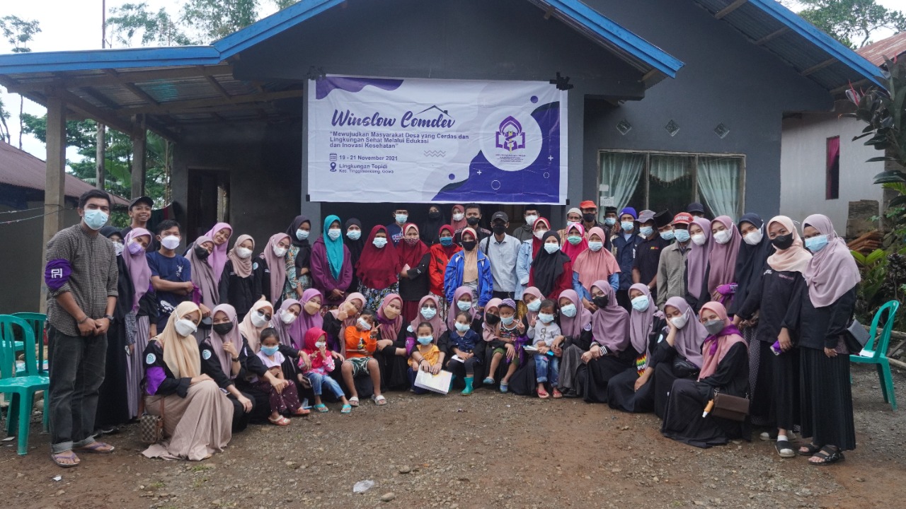 Gambar HMJ Kesmas FKIK Edukasi Masyarakat Topidi Pentingnya Pola Hidup Sehat