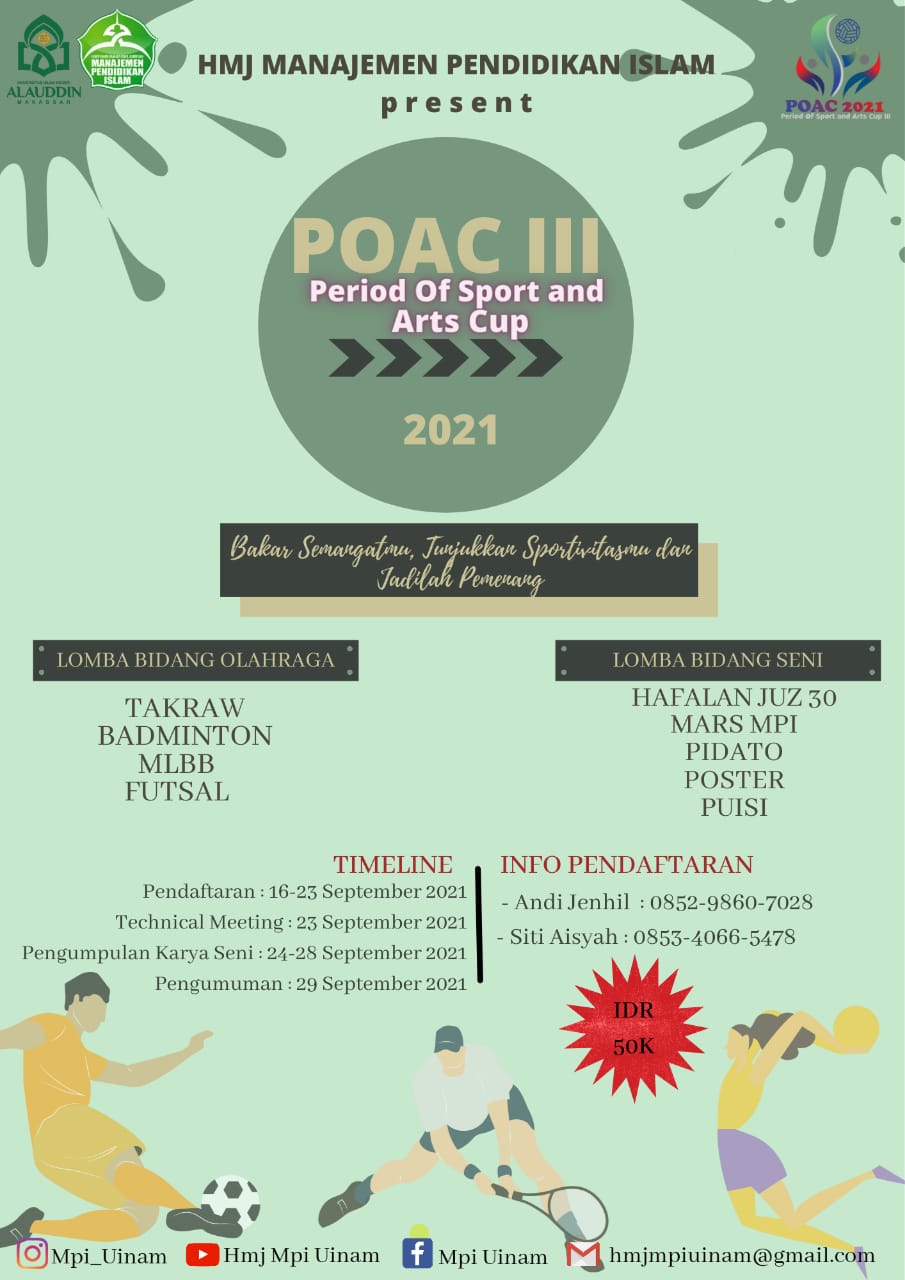 Gambar HMJ MPI UIN Alauddin Buka Ajang POAC III 2021