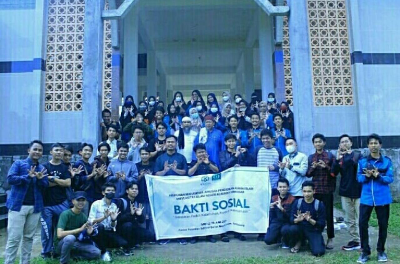 Gambar HMJ PAI UIN Alauddin Gelorakan Peduli Kebersihan di Ponpes Tahfidzul Quran Waadissalam