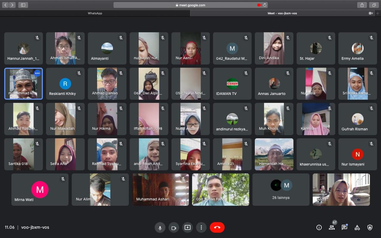 Gambar HMJ PAI UIN Alauddin Kajian Penguatan Keimanan, Persatuan dan Kesatuan di Masa Pandemi