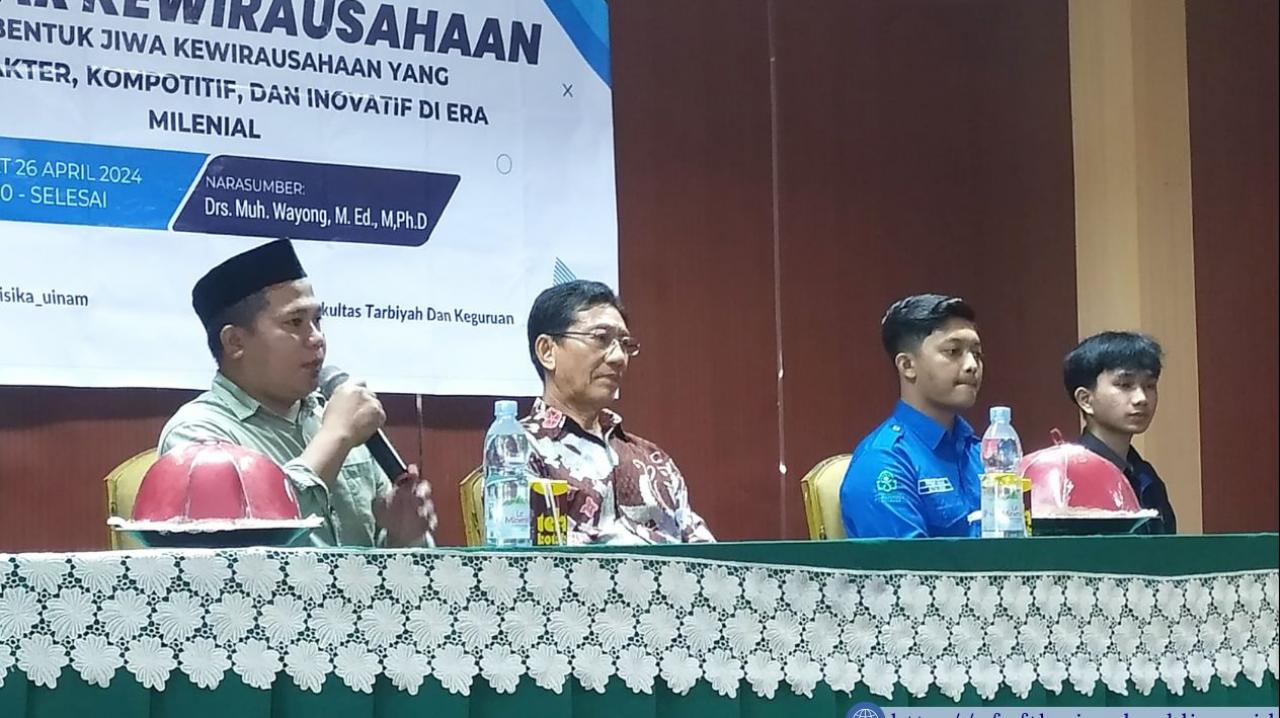 Gambar HMJ Pendidikan Fisika Bangkitkan Semangat Wirausaha Mahasiswa Lewat Seminar