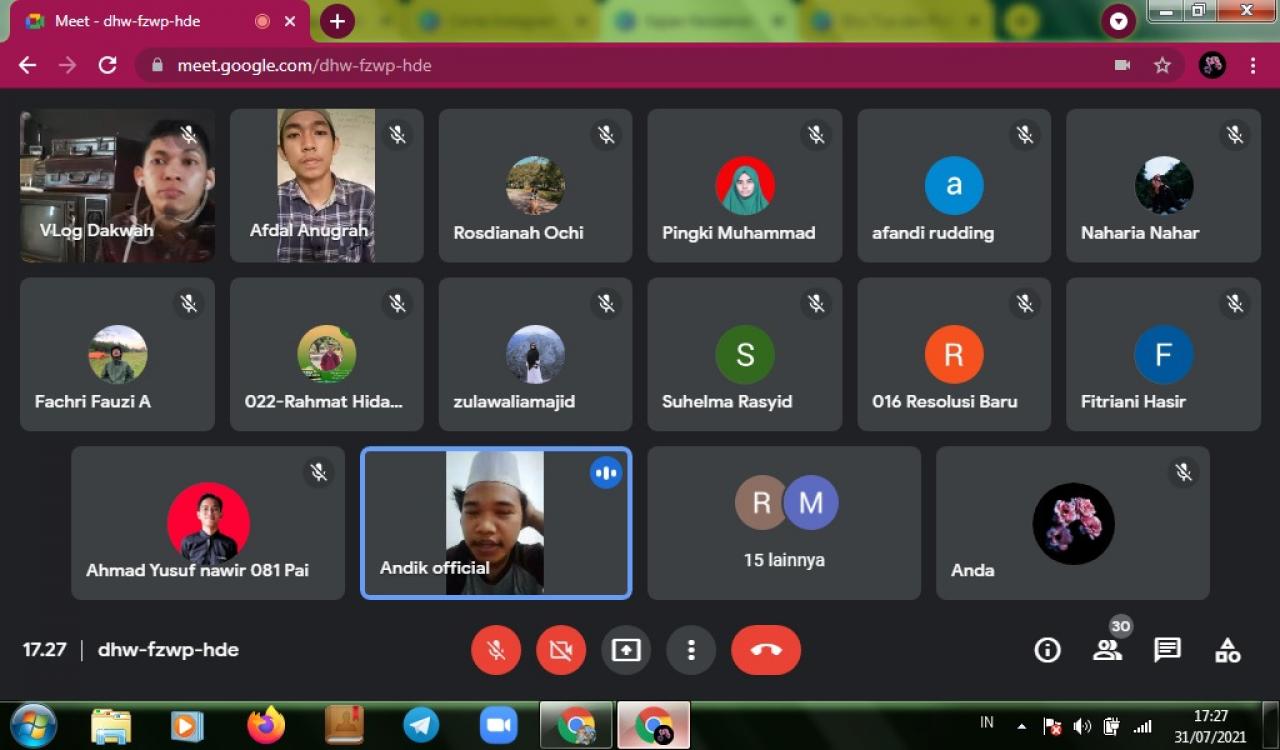 Gambar HMJ PGMI UIN Alauddin Diskusi Peran Mahasiswa Kembalikan Peradaban Islam