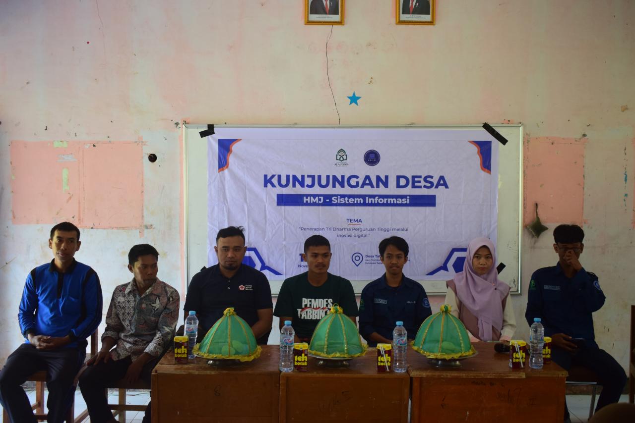 Gambar HMJ SI UIN Alauddin Terapkan Inovasi Digital di Desa Tabbinjai Gowa