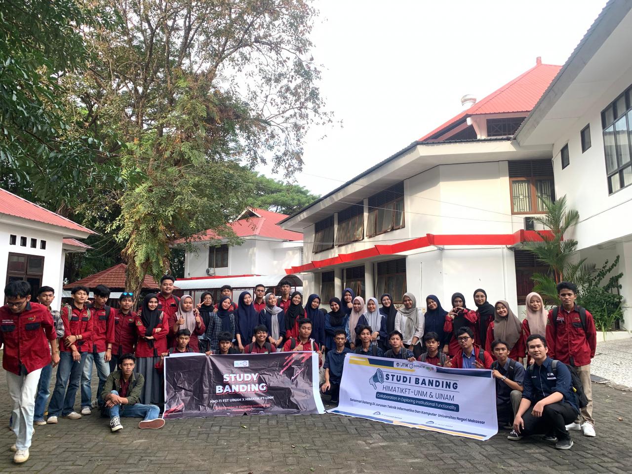 Gambar HMJ TI UIN Alauddin Lakukan Studi Banding Ke HIMATIK FT UNM