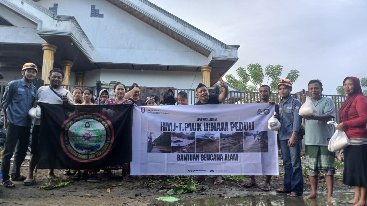 Gambar HMJ TPWK FST Peduli, Salurkan Bantuan ke Korban Banjir di Gorontalo
