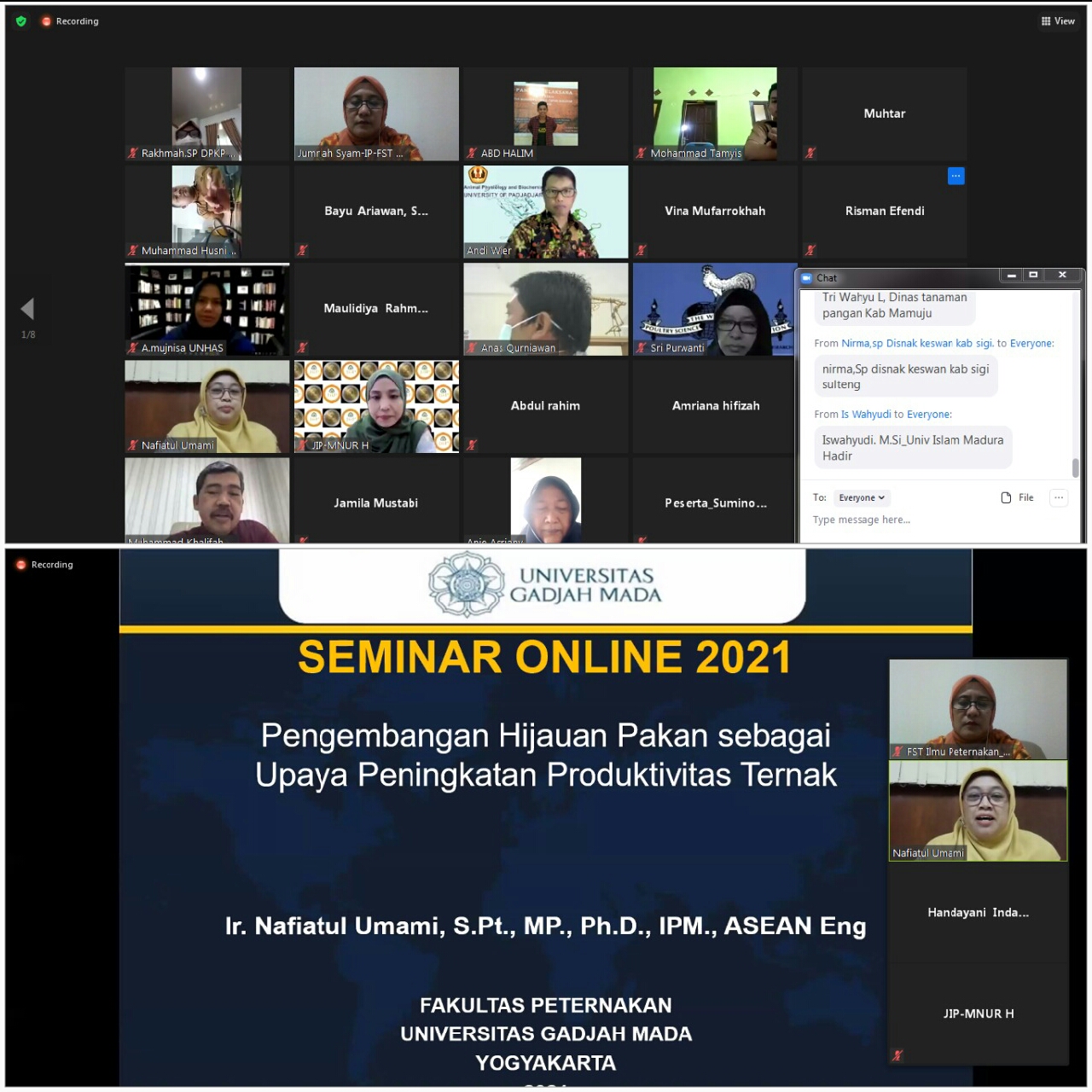 Gambar Ilmu Peternakan Gelar Seminar Pakan Unggul dan Feed Aditif Ternak Berbasis Sumber Daya Lokal