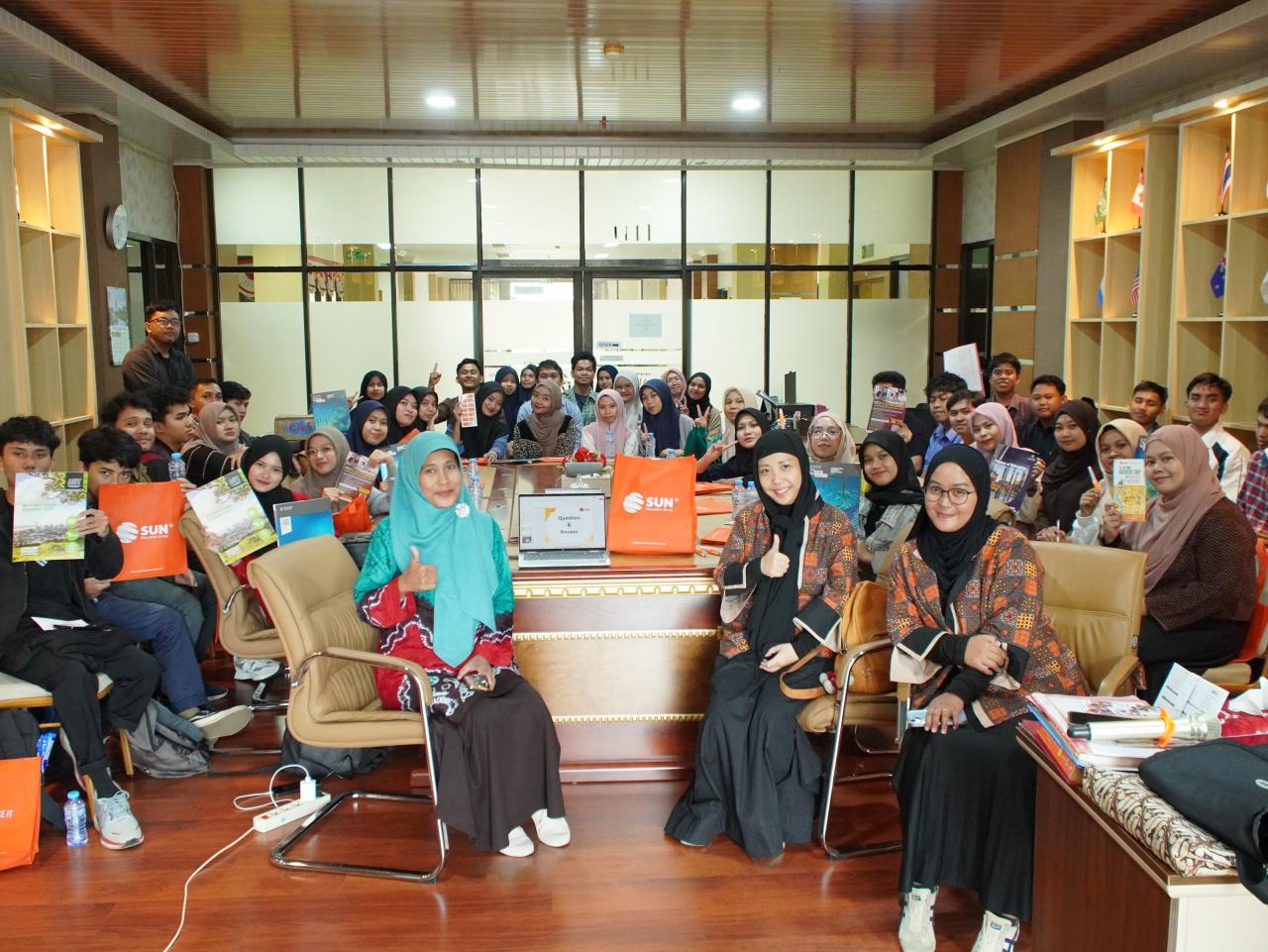 Gambar Internasional Office UIN Alauddin Gandeng SUN Education Sosialisasikan Studi Lanjut ke Luar Negeri
