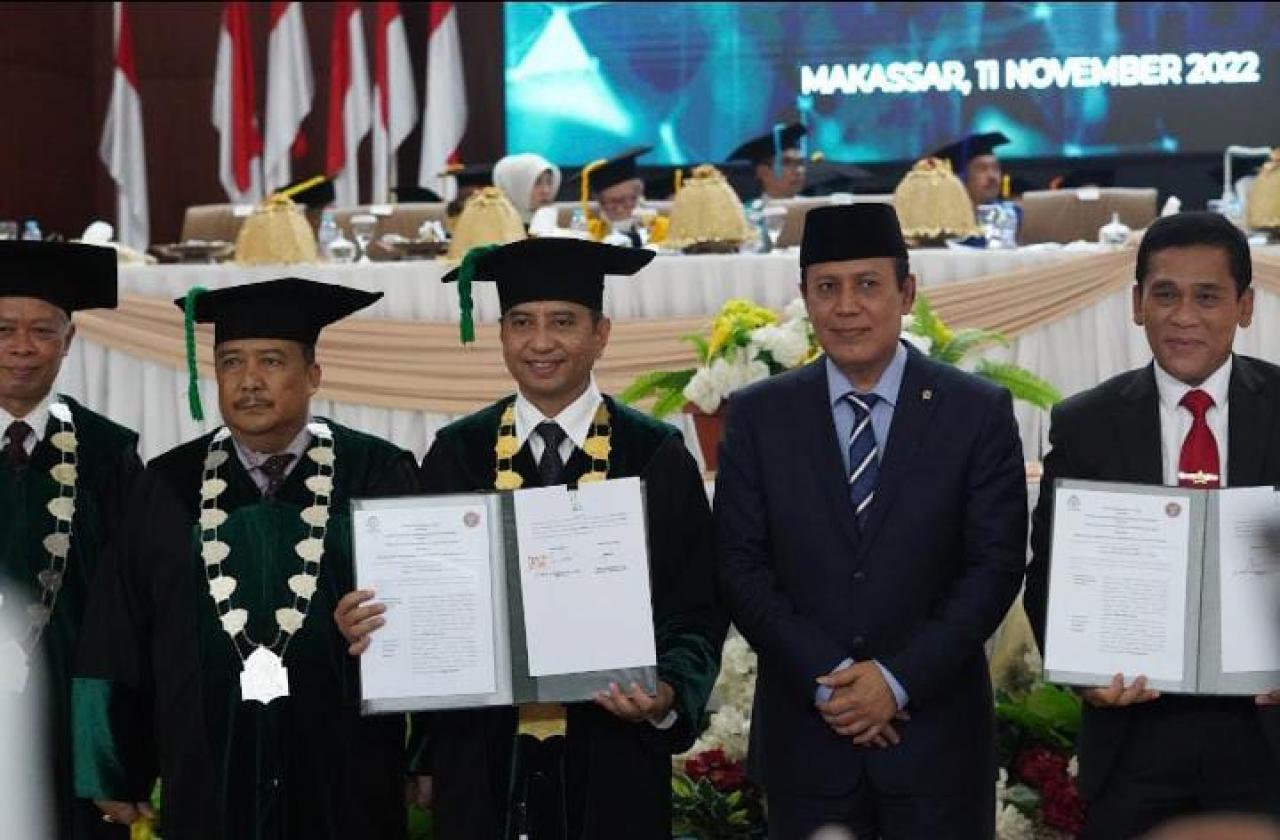 Gambar Isi Orasi Ilmiah UIN Makassar, Kepala BNPT Ajak Mahasiswa Tangkal Bahaya Terorisme Untuk Jaga NKRI
