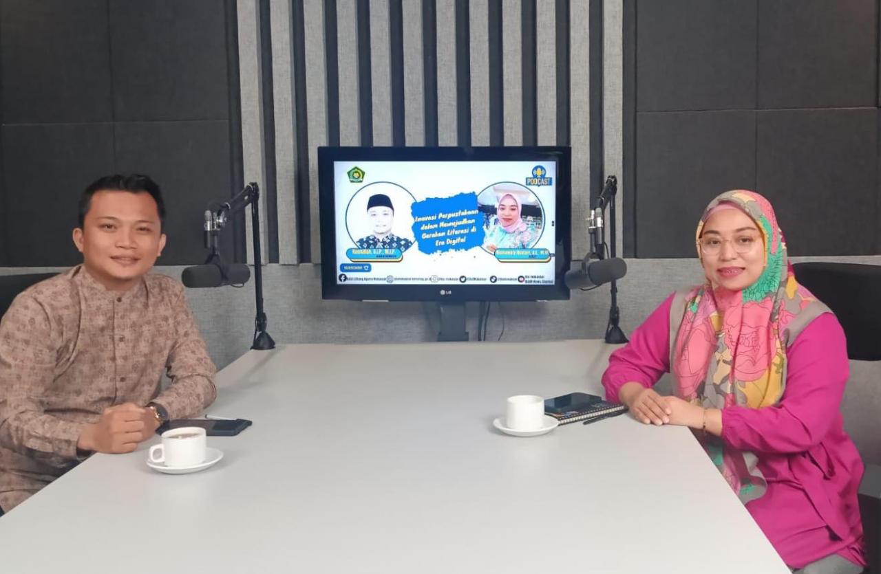 Gambar Jadi Narasumber Podcast BLAM Corner, Dosen IP UIN Alauddin Bicara Inovasi Perpustakaan di Era Digita