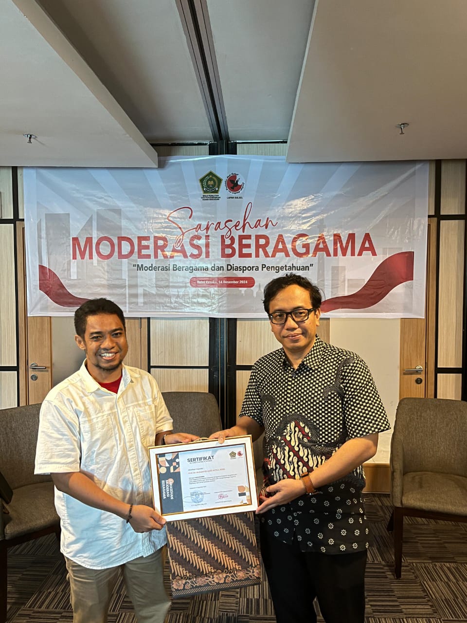 Gambar Jadi Narasumber Sarasehan Moderasi Beragama, Dekan FUF Bahas Peran Lembaga Pendidikan