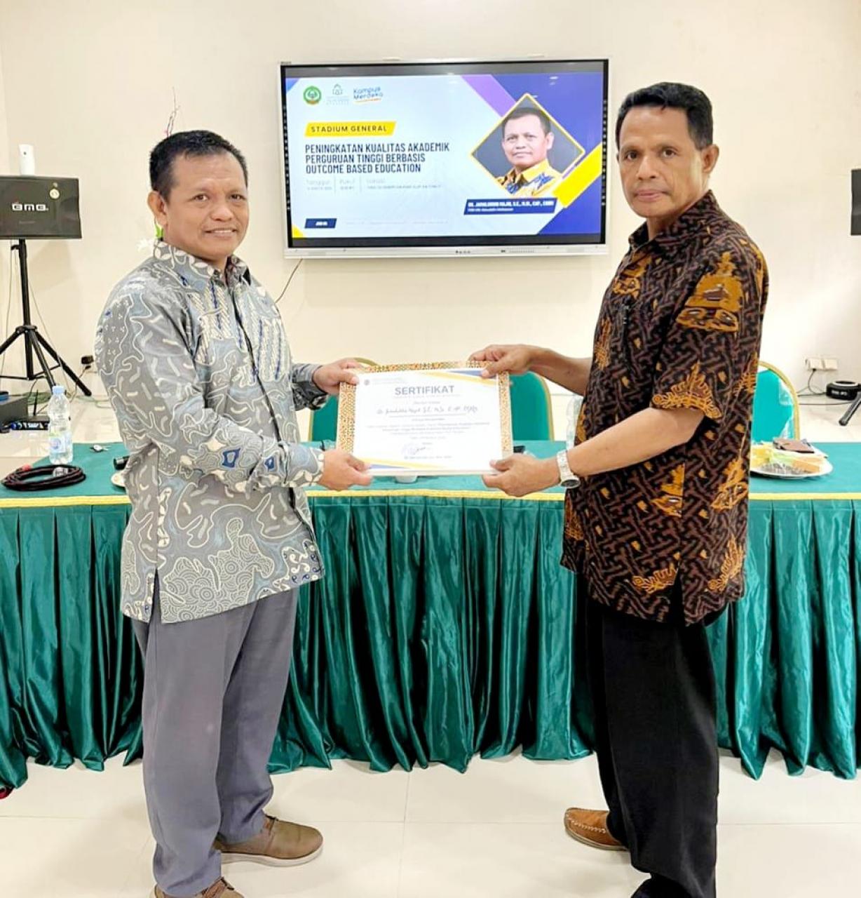 Gambar Jadi Pembicara di IAIN Ternate, Dosen UIN Alauddin Bahas Kurikulum Berbasis OBE