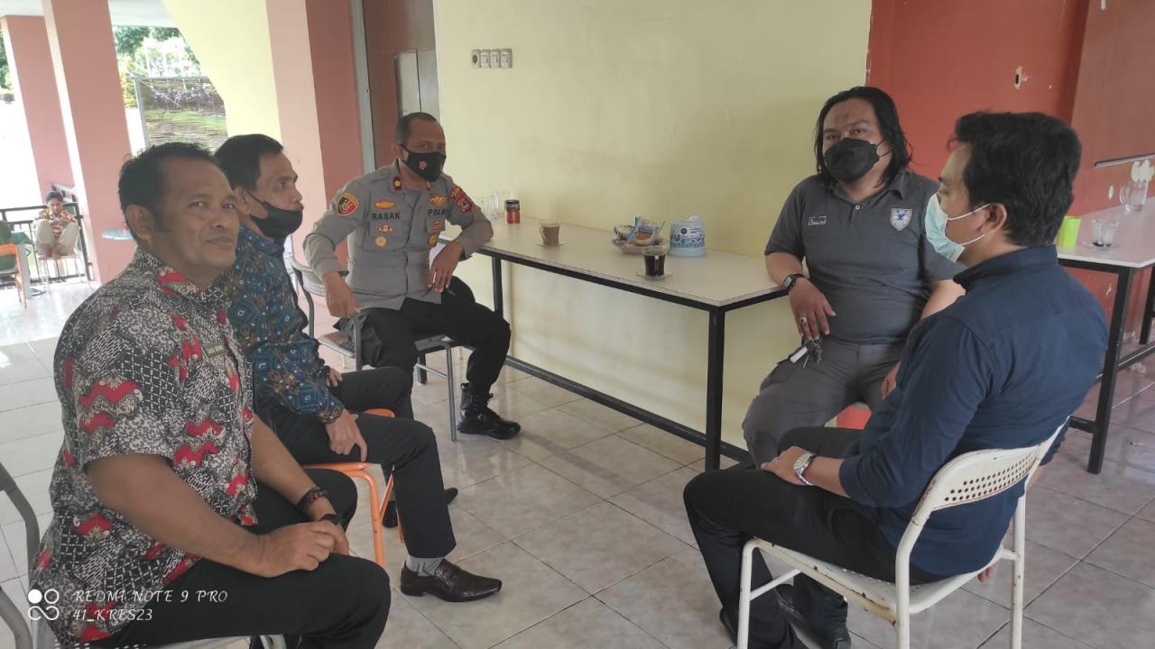 Gambar Jelang Hari HAM, Kapolsek Somba Opu Koordinasi dengan Pihak UIN Alauddin