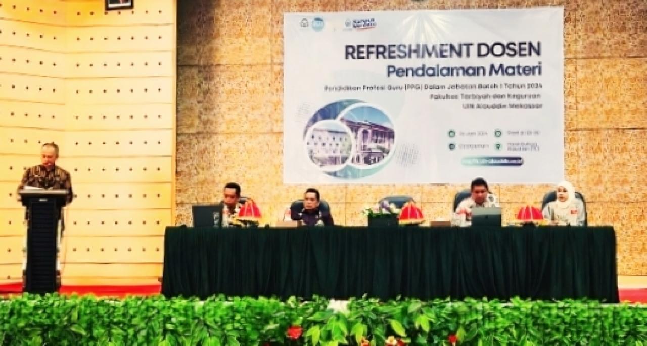 Gambar Jelang Kuliah Perdana Batch 1, PPG UIN Alauddin Makassar Refreshment Dosen
