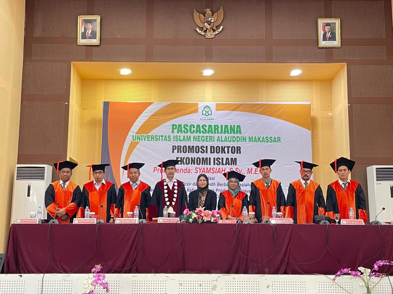 Gambar Kaji Instrumen Ta'zir dan Ta'widh Berbasis Maslahah, Antarkan Syamsiah Raih Gelar Doktor.