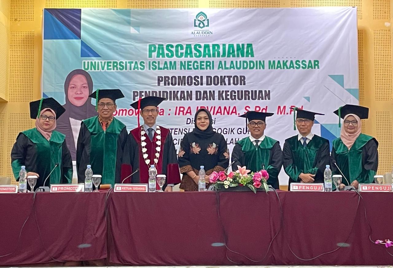 Gambar Kaji Kompetensi Pedagogik Guru di Era Society 5.0 Antarkan Ira Irviana Raih Gelar Doktor