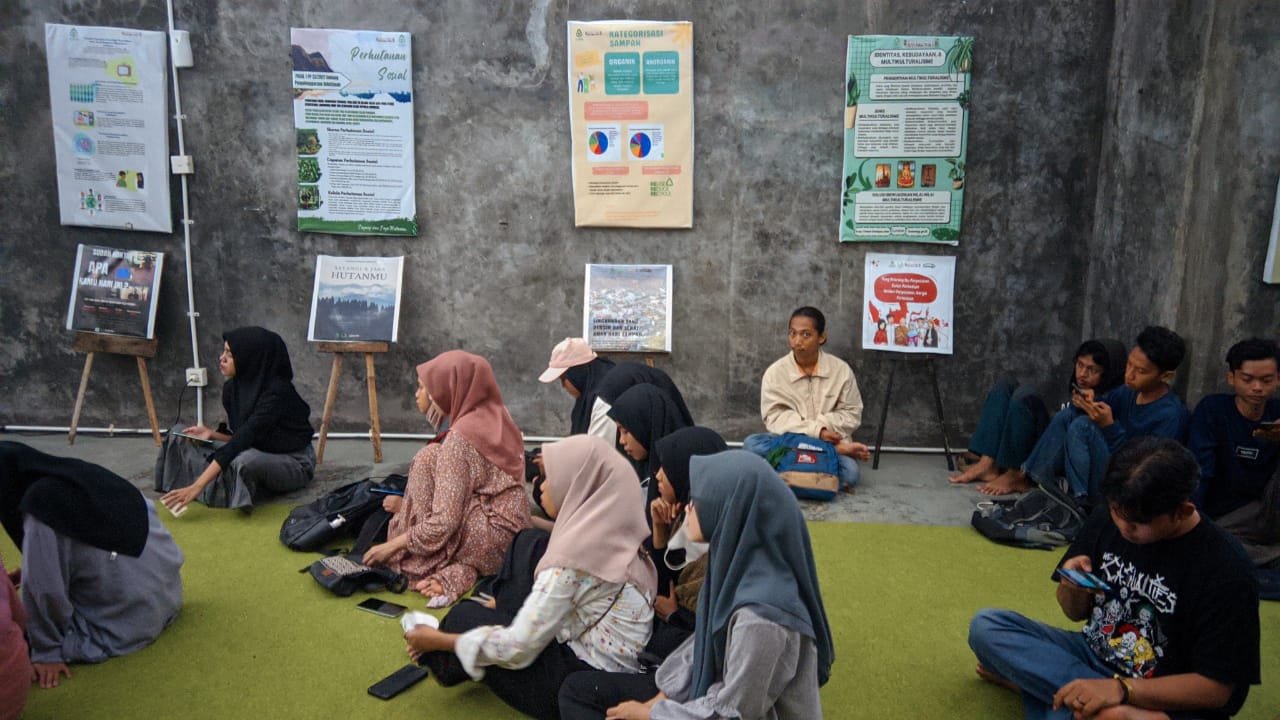 Gambar Kampanyekan Lingkungan, HI UIN Makassar Gelar Garasi Mahasiswa