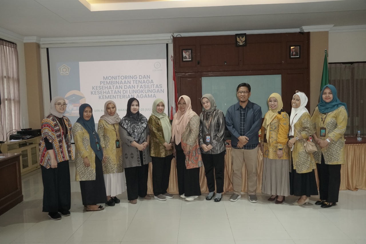 Gambar Kemenag RI Monitoring Fasilitas Kesehatan Poliklinik As Syifa UIN Alauddin Makassar