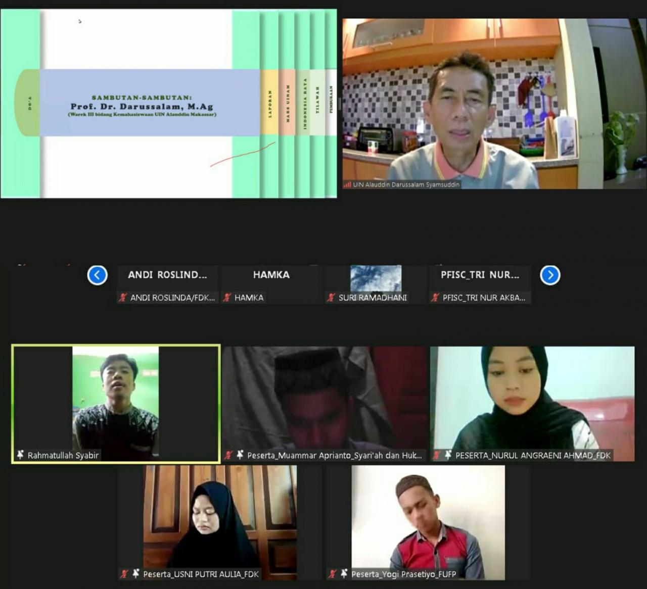 Gambar Kenalkan Dunia Kampus ke Maba 2021, UKM LDK Al Jami UIN Alauddin Gelar Talk Show