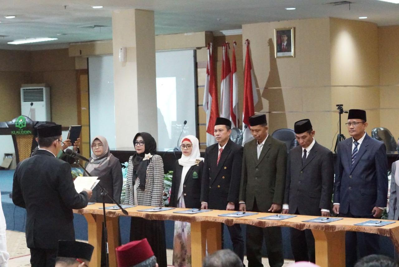 Gambar Kepala Biro AUPK Lantik Pejabat Eselon 3 UIN Alauddin Makassar