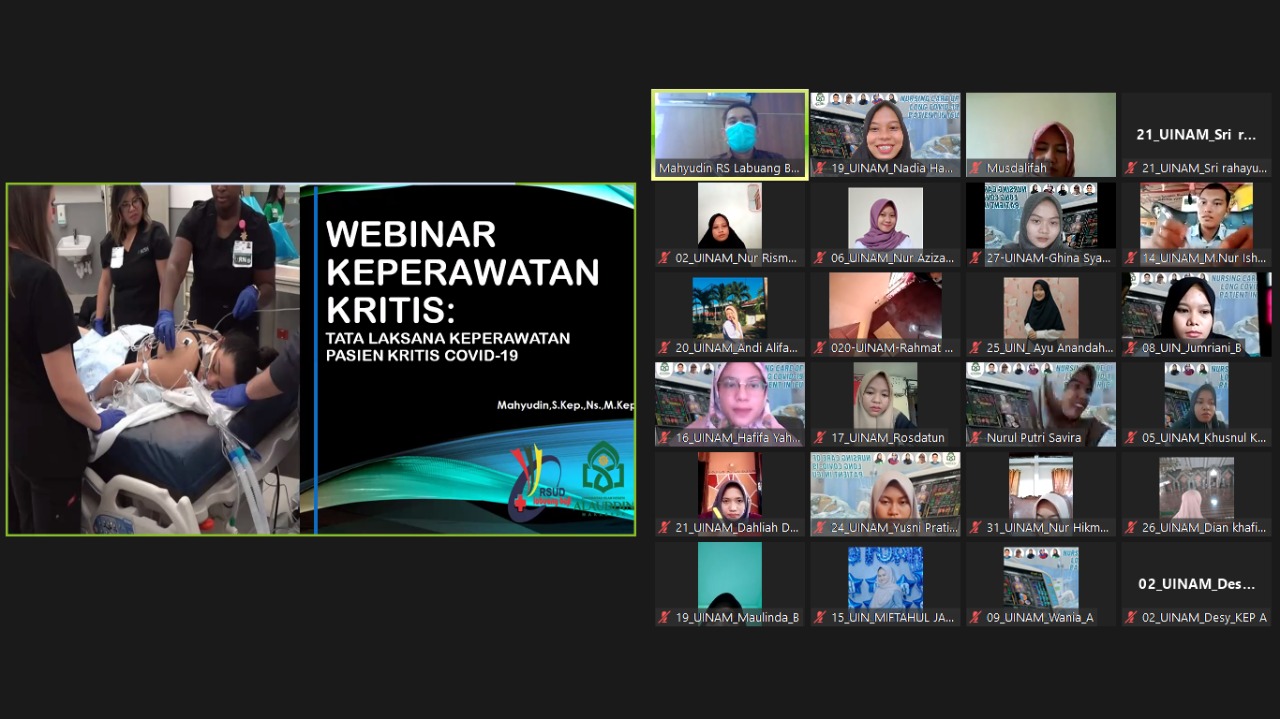 Gambar Keperawatan UIN Alauddin Gelar Webinar Keperawatan Kritis