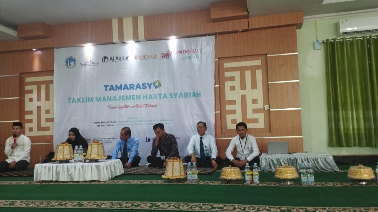 Gambar Ketua Jurusan Ekonomi Islam UIN Alauddin Hadiri Tamarasya LAZ Al Azhar dan Prudential Syariah