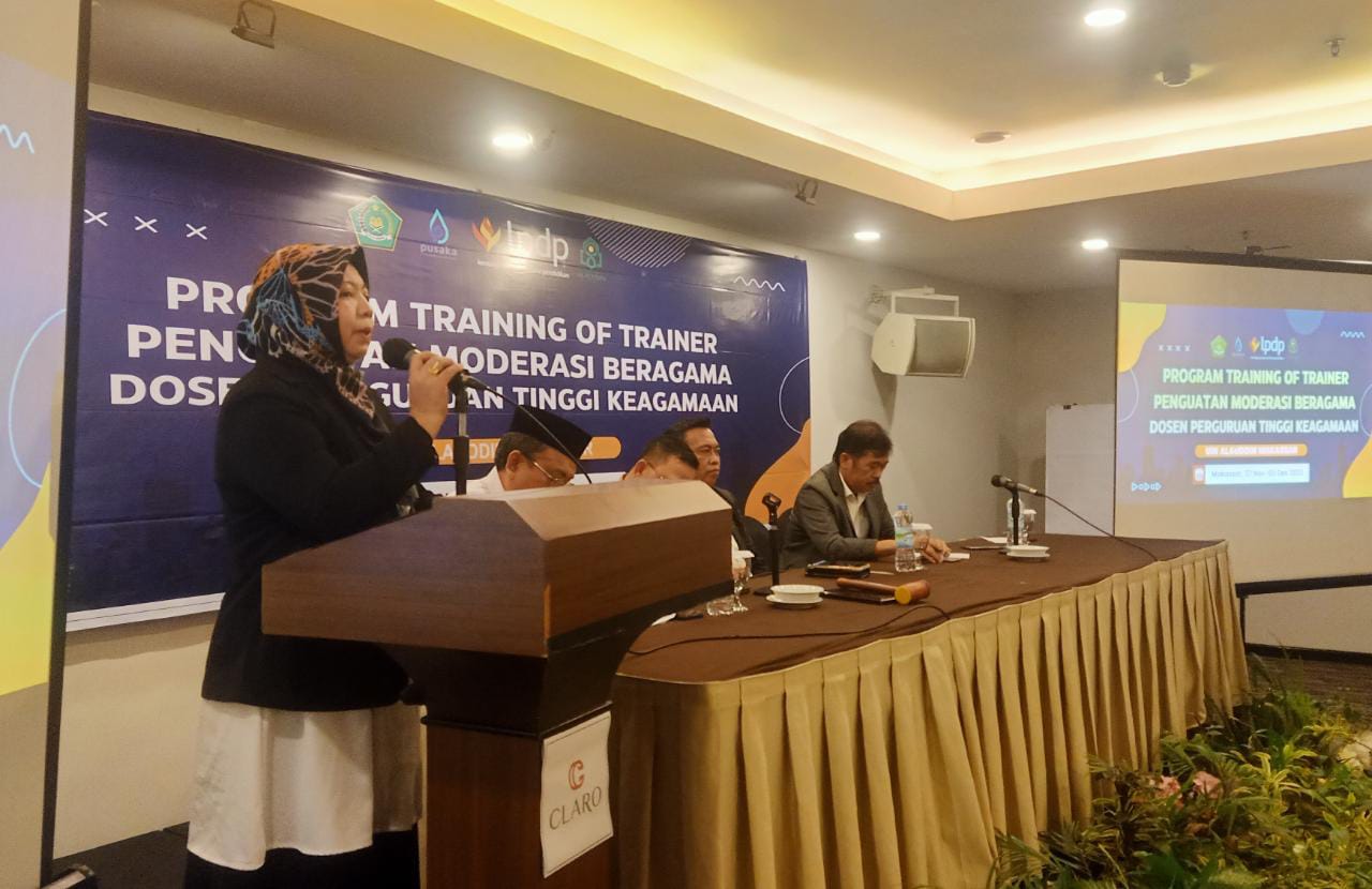 Gambar Ketua LP2M UIN Alauddin: Moderasi Beragama Jaga Keharmonisan Hidup Berbangsa dan Bernegara