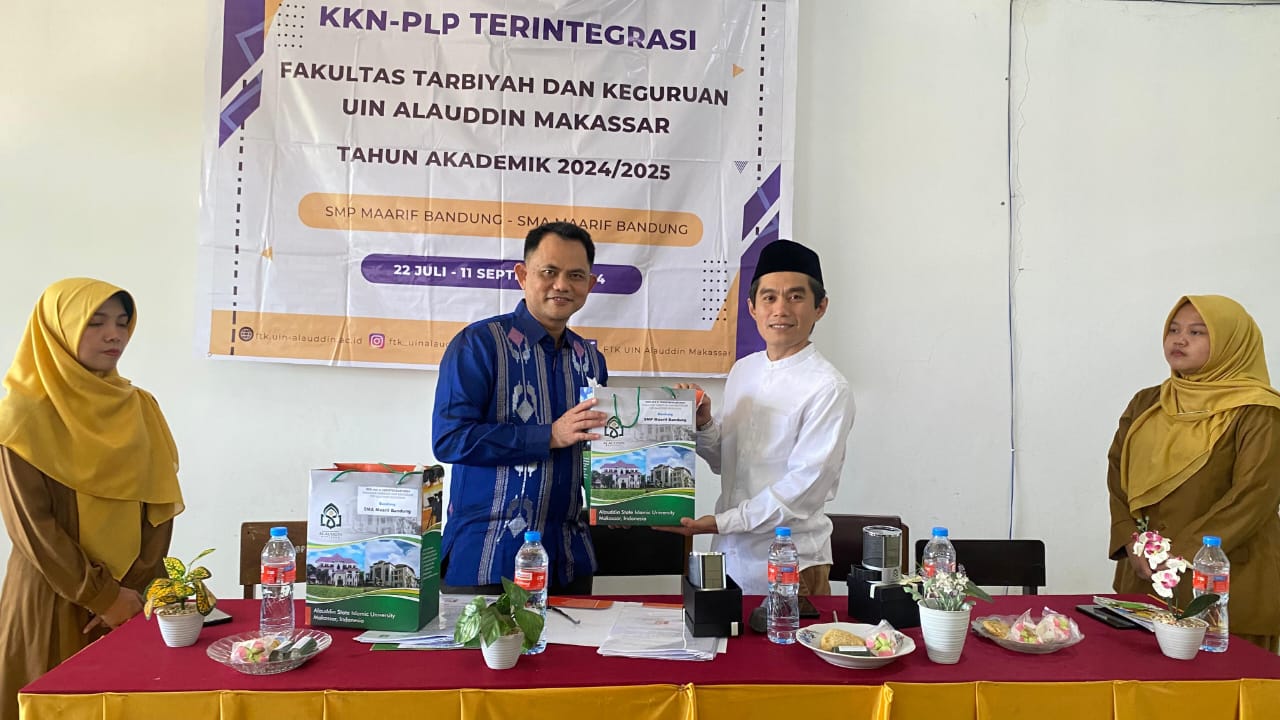 Gambar KKN-PLP UIN Alauddin Ikuti Serah Terima di Sekolah Maarif Bandun
