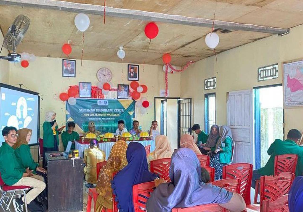 Gambar KKN UIN Alauddin Desa Garanta Programkan Seminar Edukasi Pencegahan Stunting