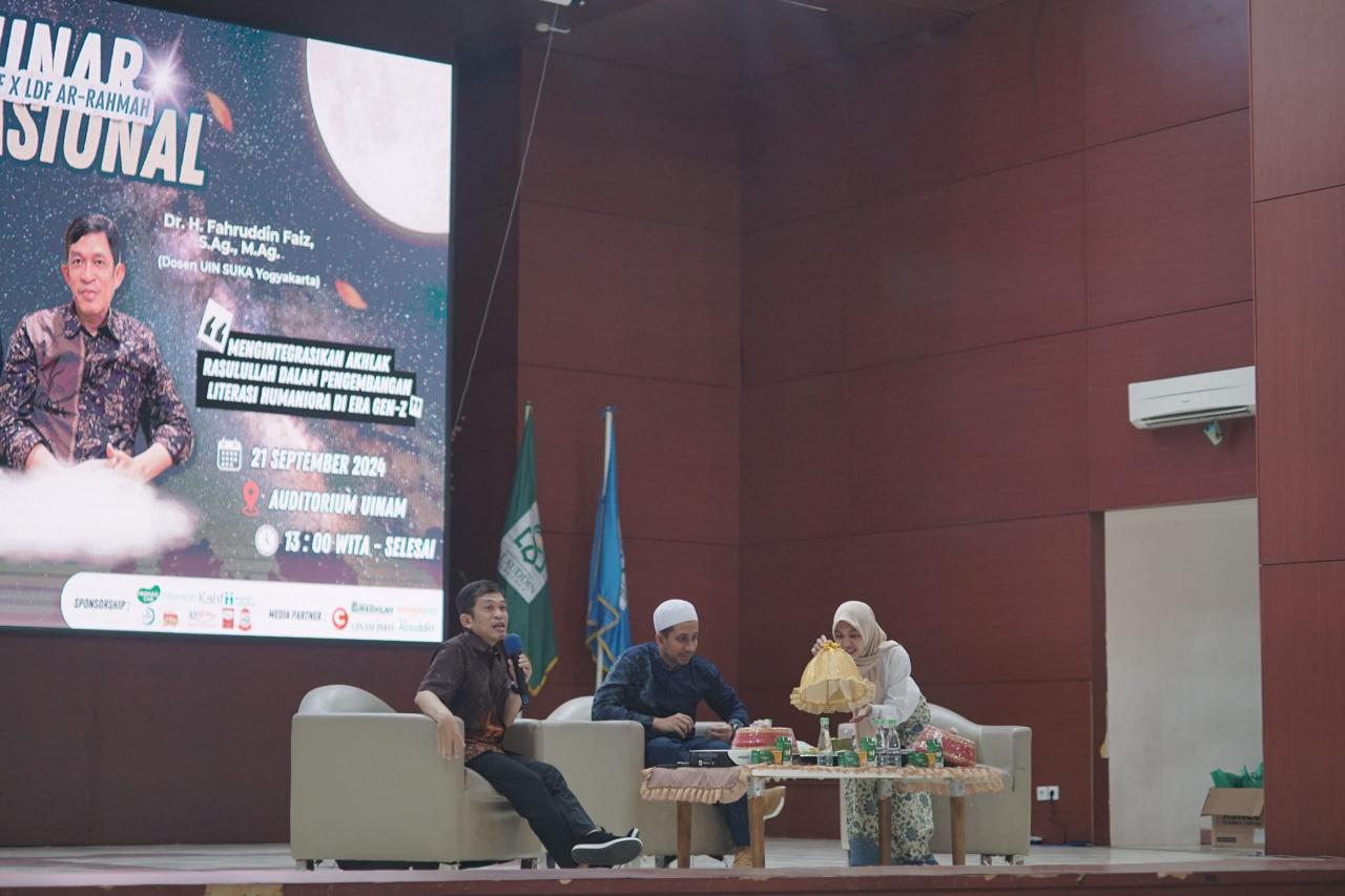 Gambar Kolaborasi dengan LDF Ar-Rahmah, Dema FUF Gelar Seminar Nasional Hadirkan Habib Jafar